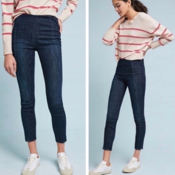 Anthropologie Pilcro & the Letterpress High Rise Denim Legging 25 - Picture 1 of 10